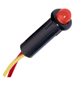 Paneltronics LED Indicator Light - Red - 120 VAC - 1/4"