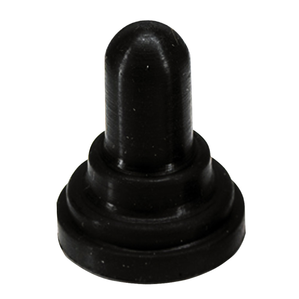 Paneltronics Toggle Switch Boot - 23/32" Round Nut - Black f/Toggle Switch
