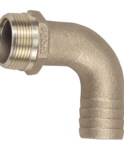 Perko 1-1/2" Pipe to Hose Adapter 90 Degree Bronze MADE IN THE USA