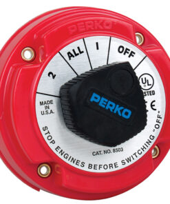 Perko 8503DP Medium Duty Battery Selector Switch w/Alternator Field Disconnect w/o Key Lock