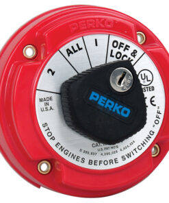 Perko 8504DP Medium Duty Battery Selector Switch w/Alternator Field Disconnect & Key Lock