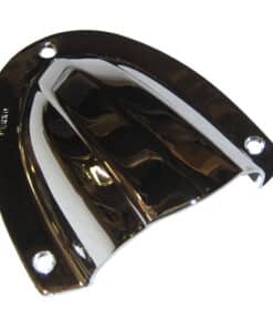 Perko Clam Shell Ventilator - Chrome Plated Brass - 4" x 3-3/4"