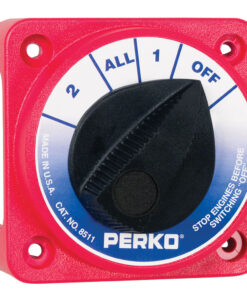 Perko Compact Medium Duty Battery Selector Switch w/o Key Lock