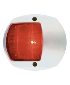 Perko LED Side Light - Red - 12V - White Plastic Housing