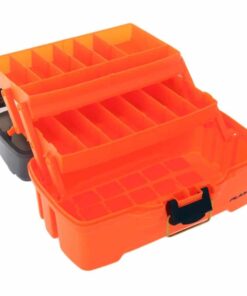 Plano 2-Tray Tackle Box w/Dual Top Access - Smoke & Bright Orange