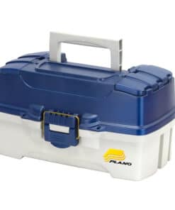 Plano 2-Tray Tackle Box w/Duel Top Access - Blue Metallic/Off White