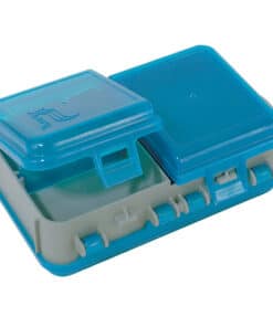 Plano Double-Sided Adjustable Tackle Organizer Small - Silver/Blue