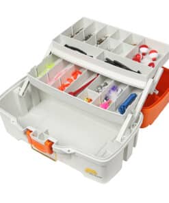 Plano Ready Set Fish Two-Tray Tackle Box - Orange/Tan