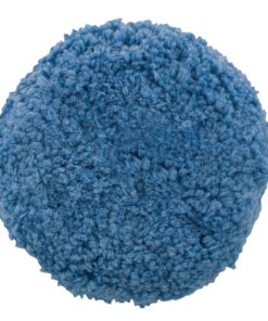 Presta Blue Blended Wool Medium Cutting Pad - 9" Screw-On Pad
