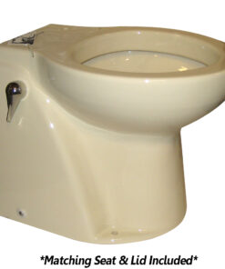 Raritan Atlantes Freedom® w/Vortex-Vac - Household Style - Bone - Remote Intake Pump - Smart Toilet Control - 12v