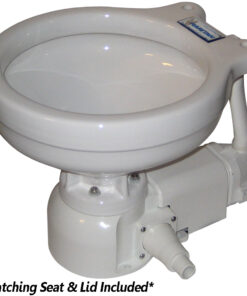 Raritan Sea Era Electric Toilet - Marine Size - Integral Pump - Straight & 90° Discharge - 12v