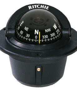 Ritchie F-50 Explorer Compass - Flush Mount - Black