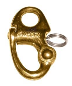 Ronstan Brass Snap Shackle - Fixed Bail - 59.3mm (2-5/16") Length