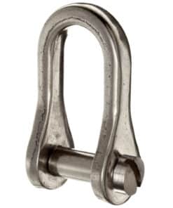 Ronstan Standard Dee Slotted Pin Shackle - 1/4" Pin - 7/8"L x 9/16"W