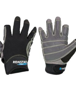 Ronstan Sticky Race Gloves - 3-Finger - Black - S