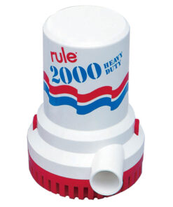 Rule 2000 GPH Non-Automatic Bilge Pump w/6' Leads