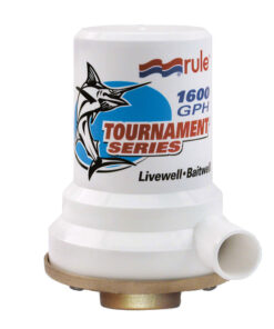 Rule Tournament Series Bronze Base 1600 GPH Livewell Pump