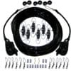 Rupp Triple Rigging Kit W/Lok-Ups & Nok-Outs - 520' Black Mono Cord
