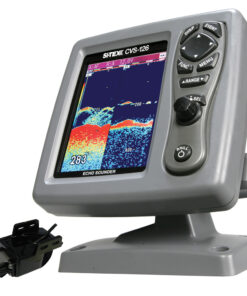 SI-TEX CVS-126 Dual Frequency Color Echo Sounder w/Transom Mount Triducer 250/50/200ST-CX