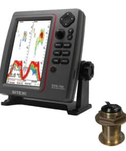 SI-TEX SVS-760 Dual Frequency Sounder 600W Kit w/Bronze 12 Degree Transducer