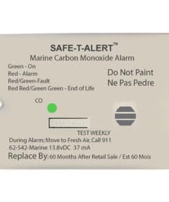 Safe-T-Alert 62 Series Carbon Monoxide Alarm - 12V - 62-542-Marine - Flush Mount - White