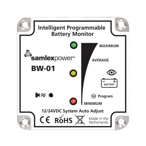 Samlex Battery Monitor - 12V or 24V - Programmable