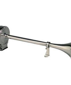 Schmitt & Ongaro Deluxe All-Stainless Single Trumpet Horn - 24V