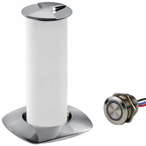 Sea-Dog Aurora Stainless Steel LED Pop-Up Table Light - 3W w/Touch Dimmer Switch