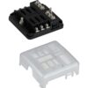 Sea-Dog Blade Style LED Indicator Fuse Block w/Negative Bus Bar - 6 Circuit