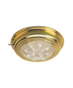 Sea-Dog Brass LED Dome Light - 4" Lens