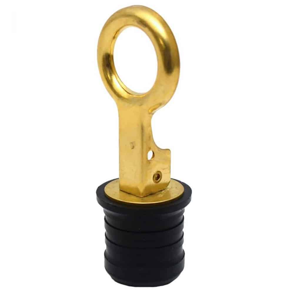 Sea-Dog Brass Snap Handle Drain Plug - 1-1/4"