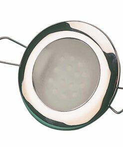 Sea-Dog LED Overhead Light 2-7/16" - Brushed Finish - 60 Lumens - Frosted Lens - Stamped 304 Stainless Steel