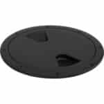 Sea-Dog Screw-Out Deck Plate - Black - 6"