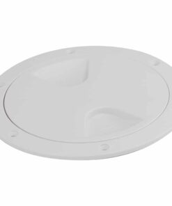 Sea-Dog Screw-Out Deck Plate - White - 5"