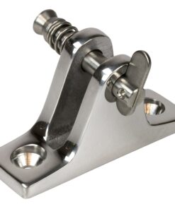 Sea-Dog Stainless Steel Angle Base Deck Hinge - Removable Pin