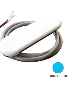 Shadow-Caster Courtesy Light w/2' Lead Wire - White ABS Cover - Bimini Blue - 4-Pack