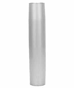 TACO Aluminum Ribbed Table Pedestal - 2-3/8" O.D. - 26" Length