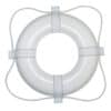 Taylor Made White 30" Foam Ring Buoy w/White Grab Line