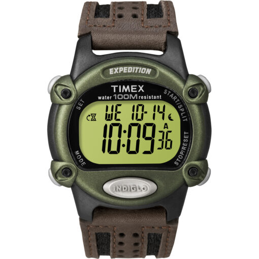 Timex Expedition® Men's Chrono Alarm Timer - Green/Black/Brown