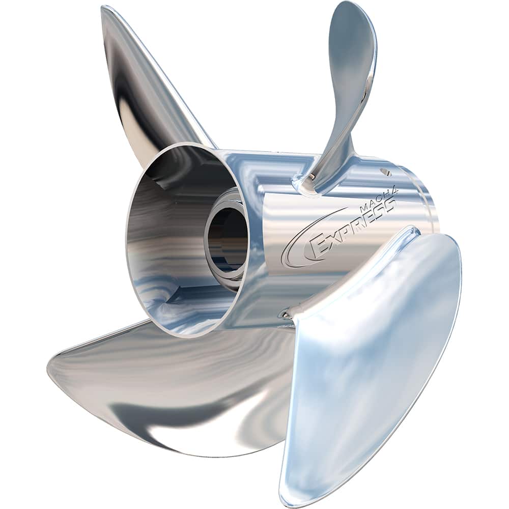 Turning Point Express® Mach4™ - Left Hand - Stainless Steel Propeller - EX1/EX2-1315-4L - 4-Blade - 13.5" x 15 Pitch