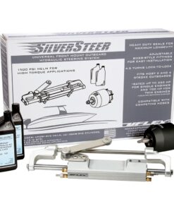 Uflex SilverSteer™ Front Mount Outboard Hydraulic Steering System w/ UC130-SVS-1 Cylinder