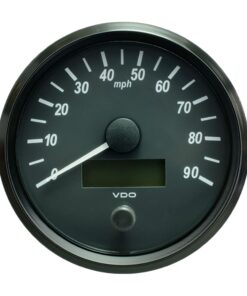 VDO SingleViu 100mm (4") Speedometer - 90 MPH