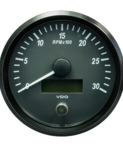 VDO SingleViu 100mm (4") Tachometer - 3000 RPM