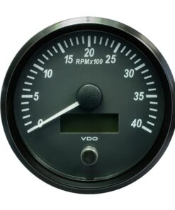 VDO SingleViu 100mm (4") Tachometer - 4000 RPM