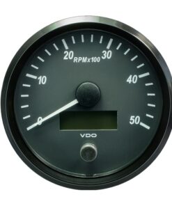 VDO SingleViu 100mm (4") Tachometer - 5000 RPM
