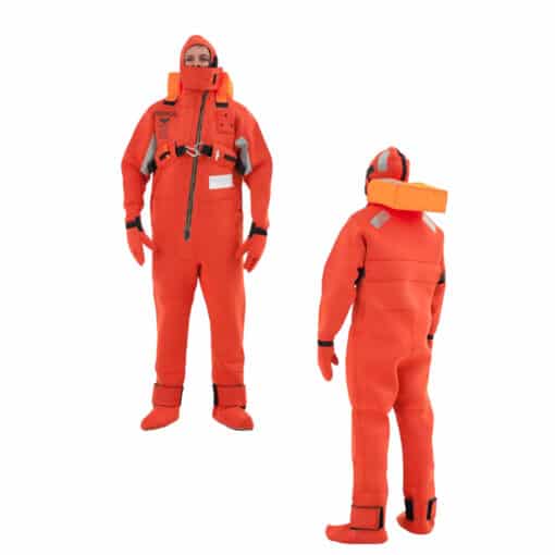 VIKING Immersion Rescue I Suit USCG/SOLAS w/Buoyancy Head Support - Neoprene Orange - Adult Jumbo