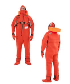 VIKING Immersion Rescue I Suit USCG/SOLAS w/Buoyancy Head Support - Neoprene Orange - Adult Small