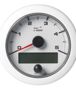 Veratron 3-3/8" (85mm) OceanLink® NMEA 2000® Tachometer - 5000 RPM - White Dial & Bezel