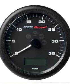 Veratron 4-1/4" (110MM) ViewLine GPS Speedometer 0-35 KNOTS/KMH/MPH - 8 to 16V Black Dial & Bezel