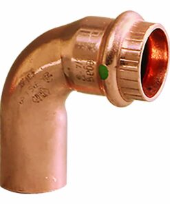 Viega ProPress 1-1/2" - 90° Copper Elbow - Street/Press Connection - Smart Connect Technology